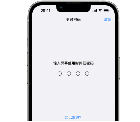 博湖iPhone屏幕维修分享iPhone屏幕使用时间密码忘记了怎么办 