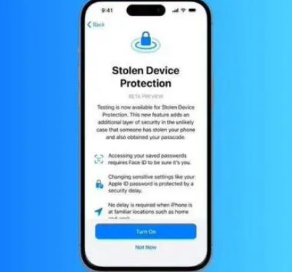 博湖苹果授权维修店分享被盗设备保护功能开启方法 