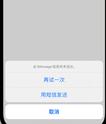 博湖apple维修iPhone上无法正常发送iMessage信息