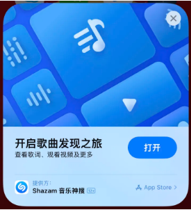 博湖苹果14维修站分享iPhone14音乐识别功能使用方法 