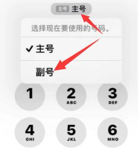 博湖苹果14维修店分享iPhone 14 Pro Max使用副卡打电话的方法 